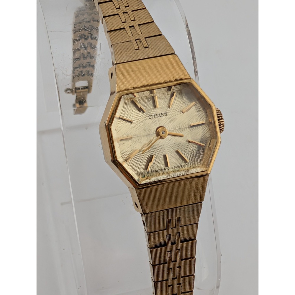 Vintage Citizen Women's Mechanical Watch 18mm Case 4-677927S For Parts/Repair